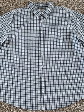 Croft & Barrow Men’s Easy Care Plaid Short Sleeve Button-Up Shirt 2XB